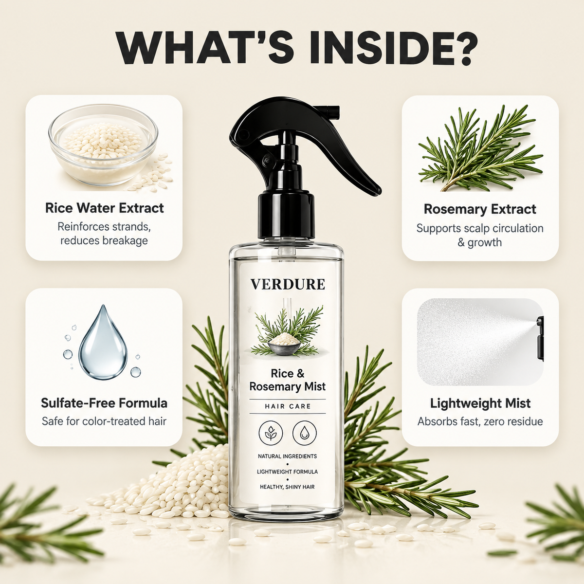 Verdure Rice & Rosemary Mist